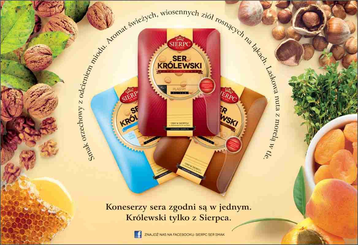 Okręgowa Spółdzielnia Mleczarska w Sierpcu - sery żółte SIERPC sery żółte SIERPC